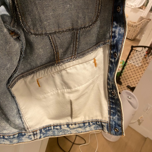 Real vintage acid wash jean jacket - Picture 8 of 12